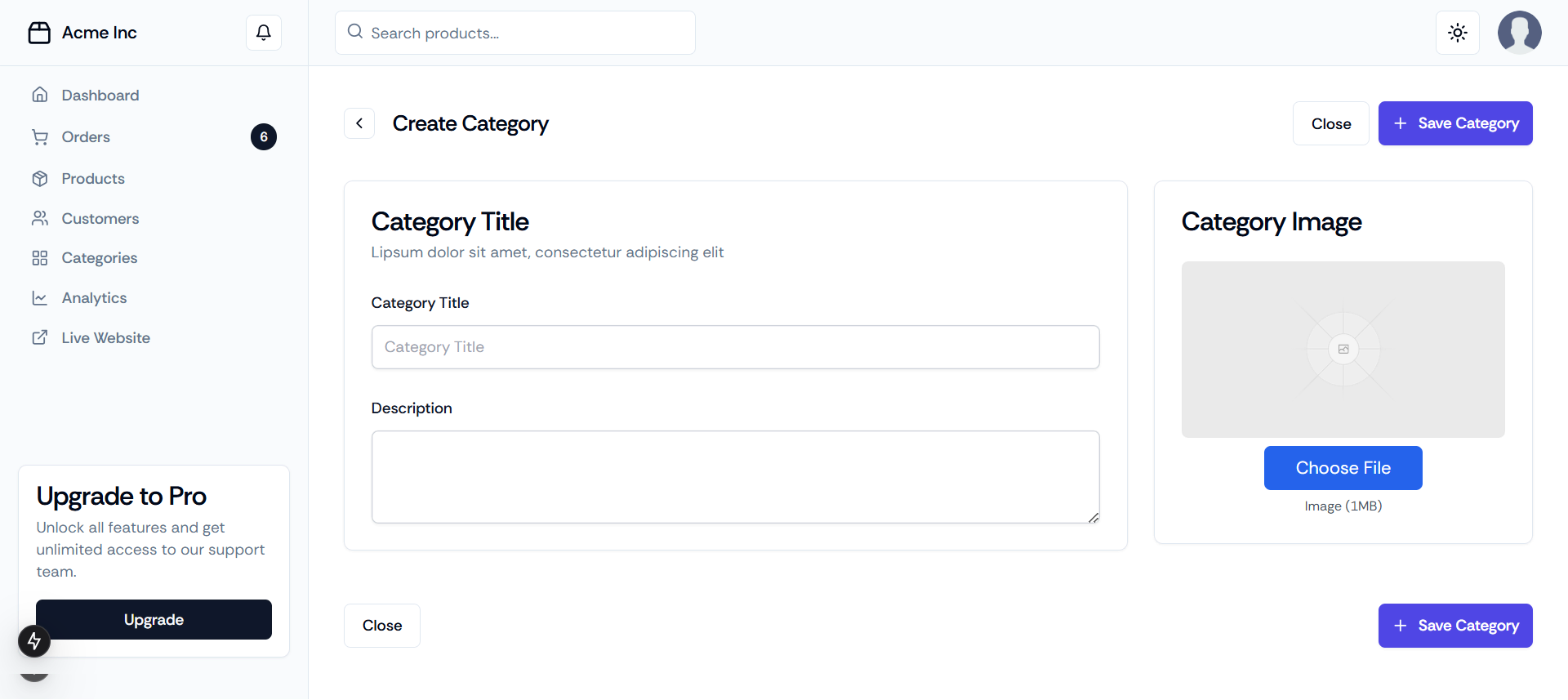 Toiletries & Personal Care Products Dashboard